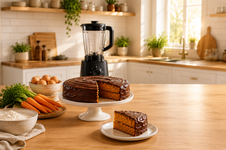 Bolo de Cenoura de Liquidificador Fofinho: Receita Fácil que Sempre Dá Certo