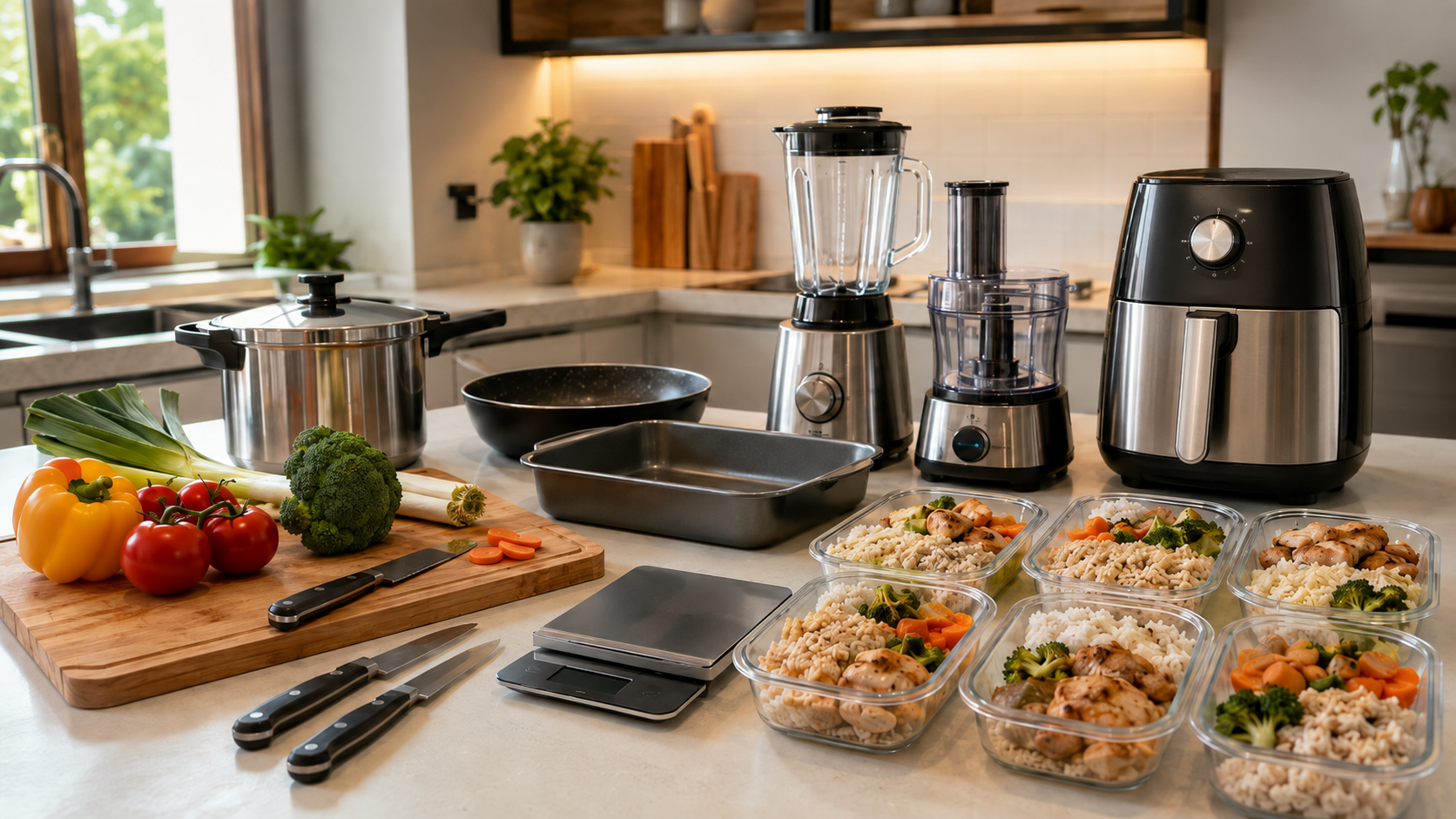 Equipamentos para vender marmitas em casa com utensílios, panelas e eletrodomésticos
