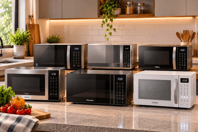 5 Micro-Ondas Mais Vendidos em 2026: Comparativo Completo dos Modelos Mais Procurados