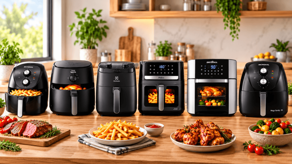Air Fryers Mais Vendidas no Brasil em 2026: 6 Modelos para Comparar Antes de Comprar