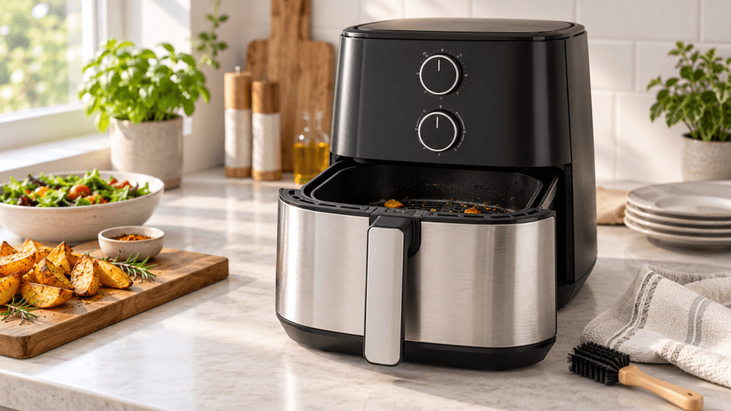 Como limpar a Air Fryer corretamente e cuidar do aparelho sem danificar o revestimento